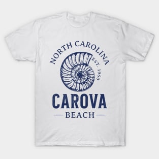 Carova Beach, NC Summertime Vacationing Seashell T-Shirt